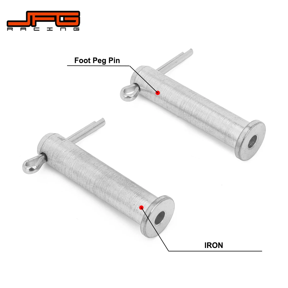 

Motorcycle Iron Foot Peg Footpegs Pin For YAMAHA YZ85 YZ125 YZ250 YZ400 YZ250F YZ426F YZ450F YZ250X YZ250FX YZ450FX