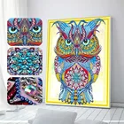 Новая специальная Алмазная картина, вышивка крестиком, животное, Сова, рукоделие, 3d дрель, мозаика, сделай сам, олень Из алмазной вышивки, Лев, подарок для детей