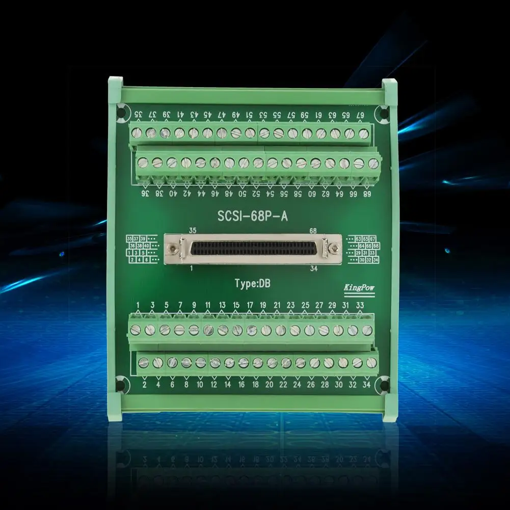 SCSI68 68 контактный дБ тип гнездовой соединитель клеммные блоки Модуль платы