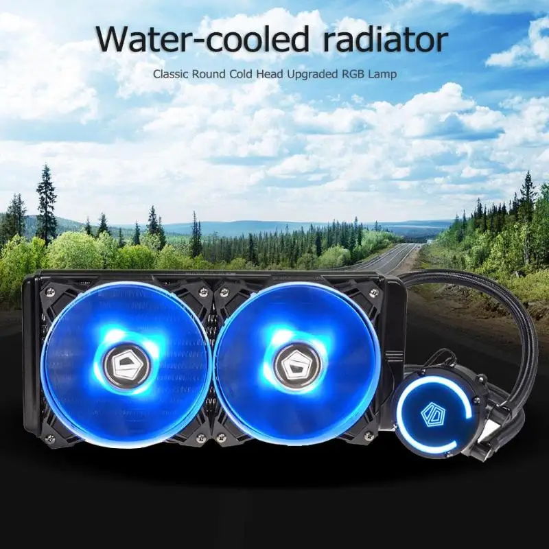 IDCOOLING AURAFLOW 240 cpu вентилятор водяного жидкостного охладителя радиатор для