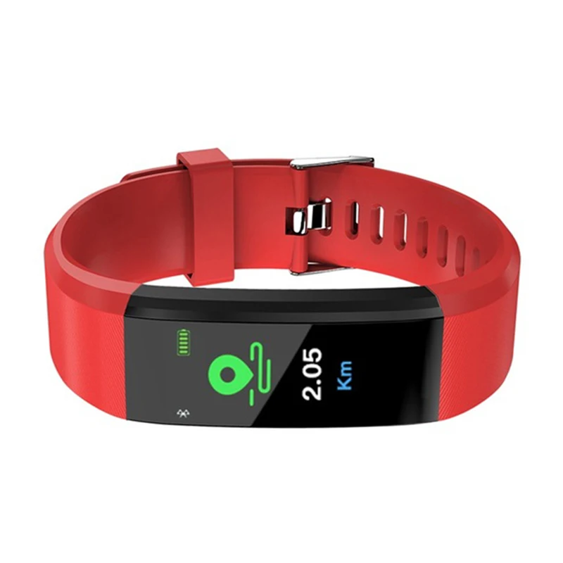 Смарт-браслет 115plus фитнес-трекер счетчик шагов Smartband анти-потеря напоминание о