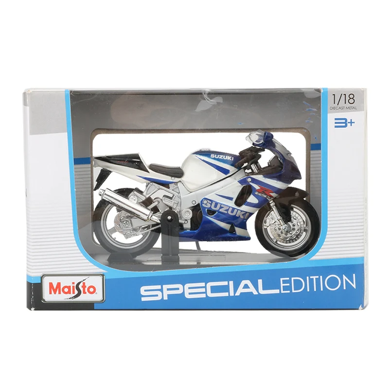 Maisto 1:18 Модель мотоцикла Игрушка сплав горный велосипед GSX R750 гоночный мотоцикл
