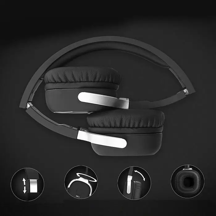Папка Bluetooth наушников портативные наушники спортивные с микрофоном шагомер кейс