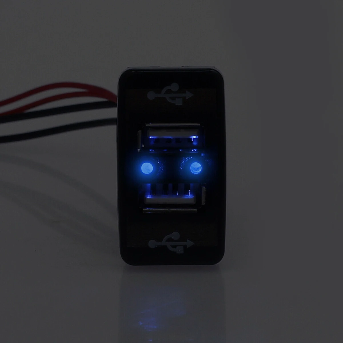 12 В двойной USB порт автомобильное зарядное устройство 2 порта штепсельный адаптер