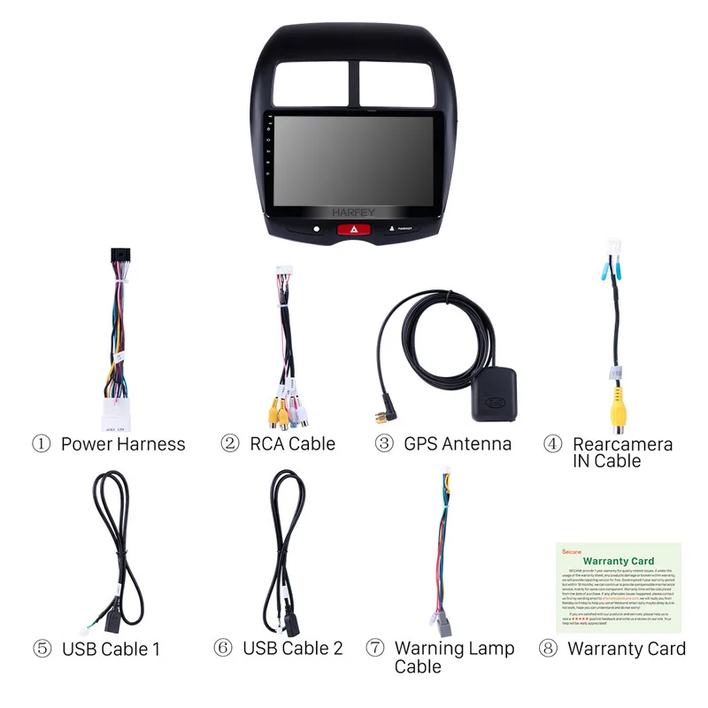 Автомобильный мультимедийный плеер Seicane 2RAM Android 8 1 4G DSP GPS радио навигатор для CITROEN