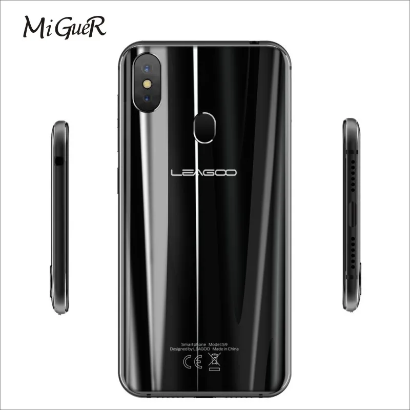 LEAGOO S9 Face ID 4G мобильного телефона OTG 5 85 &quotHD + ips 19:9 Экран 4 Гб 32 ГБ Android 8 1 MT6750 Octa Core 13.0MP