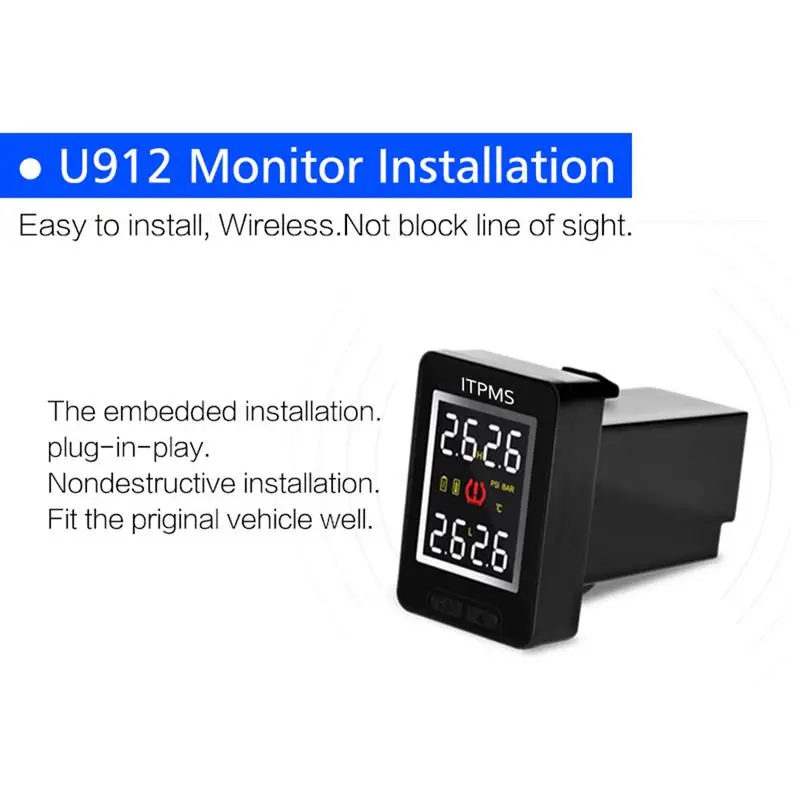 

U912 TPMS LCD Toyota Land Cruiser Reiz