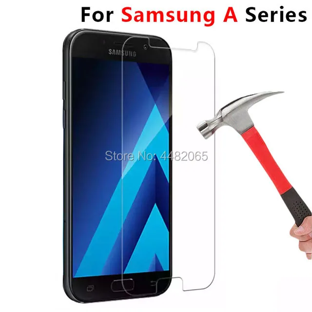 Защитное стекло для Samsung A5 2017 A7 A3 2016 закаленное Защита экрана Galaxy A 3 5 7 3a 5a 7a A52017 A52016