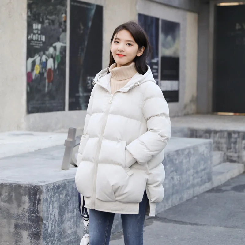 

Woman Sale Direct Selling Wool No 2019 Bread Serve Easy Student Long Fund Cotton-padded Clothes Winter Coat Thickening Jacket