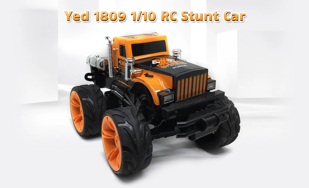 Rc Car 4wd 1/10 RC Stunt 360 degree Inverted Rotation 15km/h High Speed RTF Remote Control | Игрушки и хобби