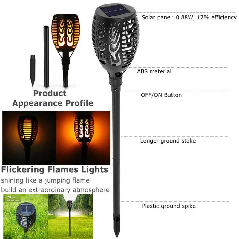 Модернизированные светильники на солнечной энергии 96 шт. светодиодные