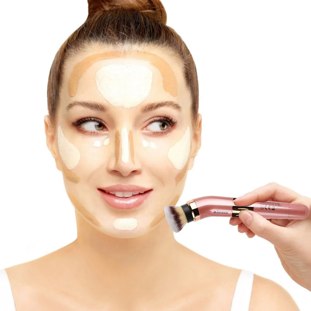 MARSKE электрическая Кисть для макияжа рассыпчатая пудра инструмент красоты
