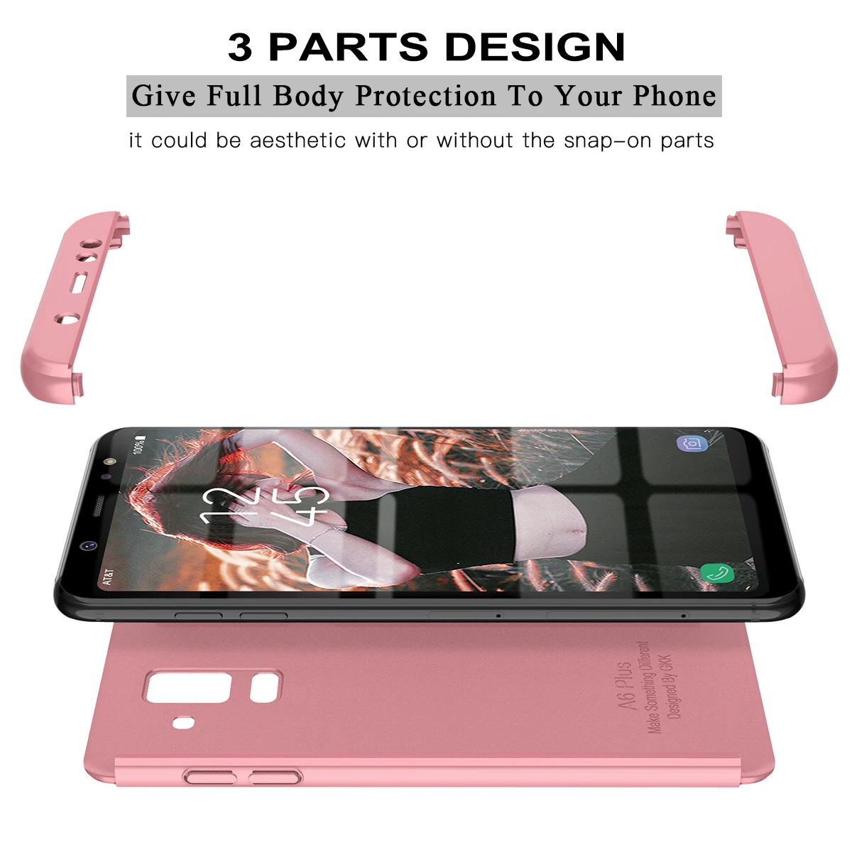 Luxury Hard PC Case For Samsung Galaxy A6 plus 2018 360 Bumper A9 Shockproof Cases Cover Protect | Мобильные телефоны и