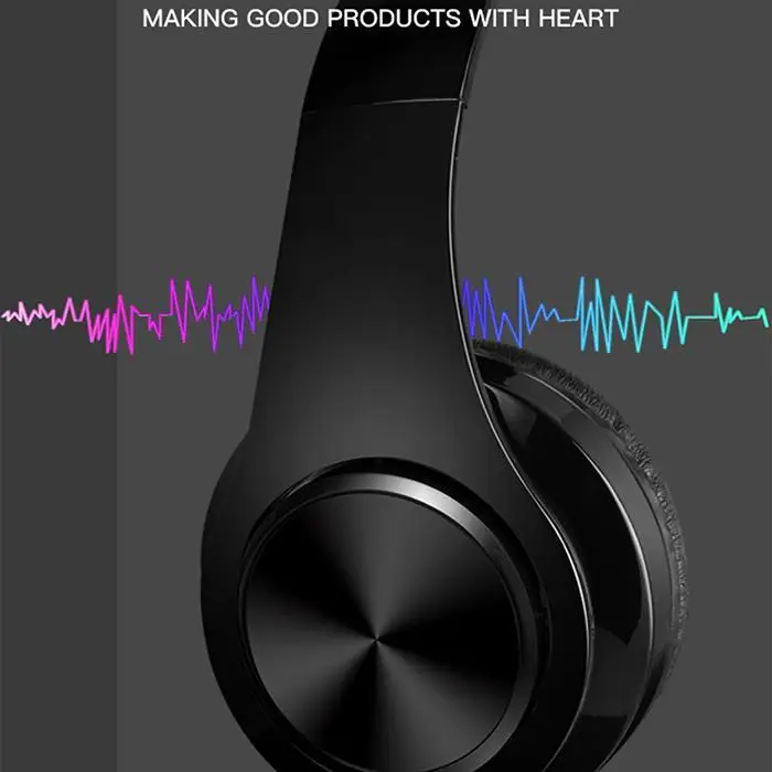 Модные стерео с микрофоном беспроводные Bluetooth наушники &lt3H 32 20 20KHz повседневные 70