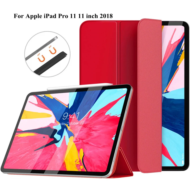 Чехол для iPad Pro 11 2018 ультратонкий Магнитный умный чехол дюймов с поддержкой