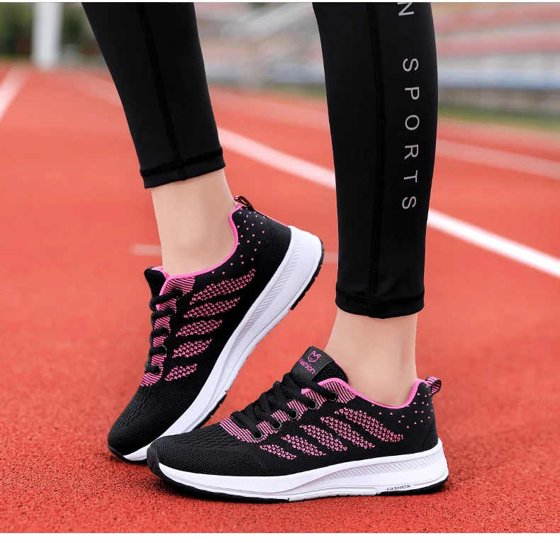Torisky Women Casual Shoes Rose Breathable Running Woman Outdoor Light Walking Sneakers Female Spring Pink | Обувь