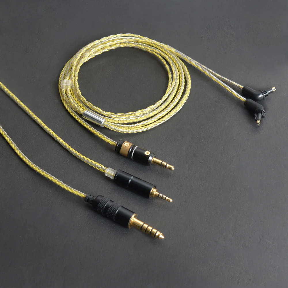 Наушники OKCSC EXK1000 обновленные кабели 16 ядер 32AWG 2 5 мм/4 4 мм сбалансированный 3 аудио