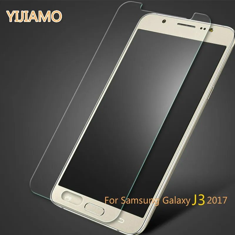 Закаленное стекло 9H для Samsung Galaxy J3 2017 EU Защита экрана SAMSUNG с двумя SIM картами