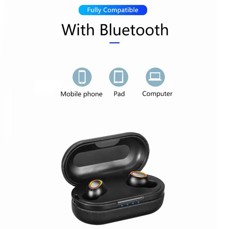 S3 TWS Bluetooth V5.0 + EDR настоящие беспроводные наушники Динамик двойные мини спортивные