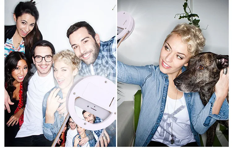 Светодиодный лампы Selfie Light для iPhone дополнительная подсветка ночной темноте