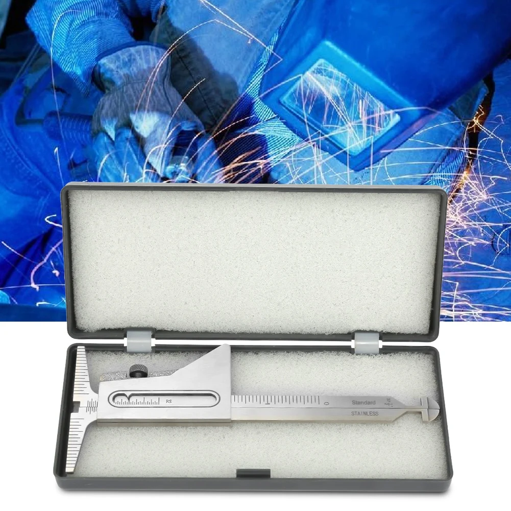 

HI-LO AL1062 Stainless Steel Fine Grinding Welding Gauge Accurate Scale Height Vernier Calliper High/Low Guage Caliper Tool