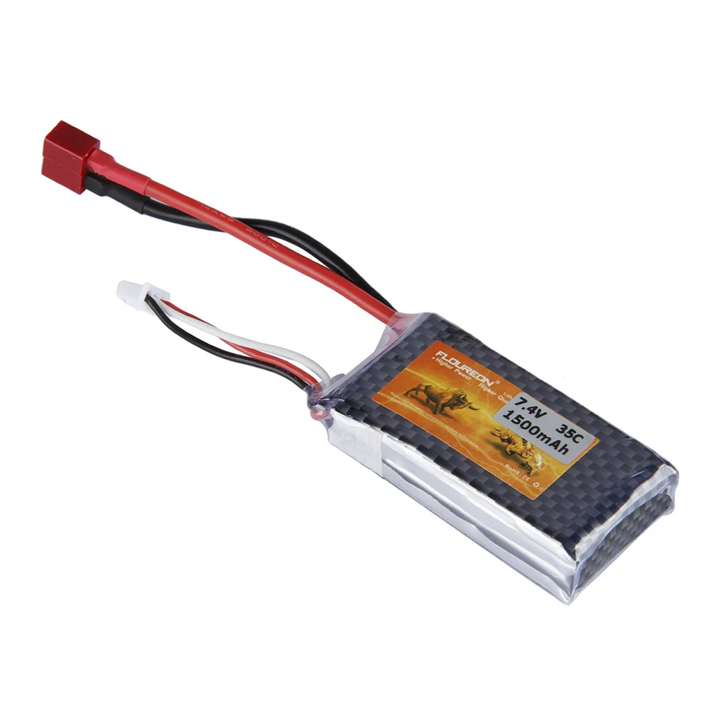 2S 7 4 V 1500mAh 35C литий полимерный аккумулятор (T вилка) DIY игрушки с дистанционным