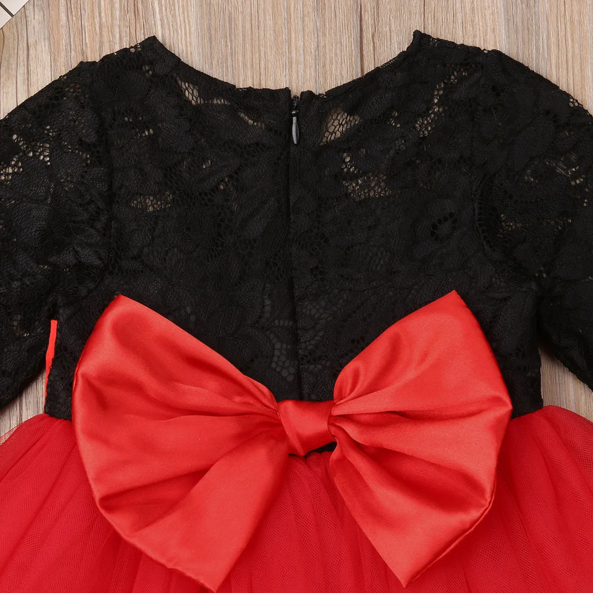 2019 Princess Kids Baby Girls Lace Flower Dress Bow Tulle Tutu Party Dresses | Детская одежда и обувь