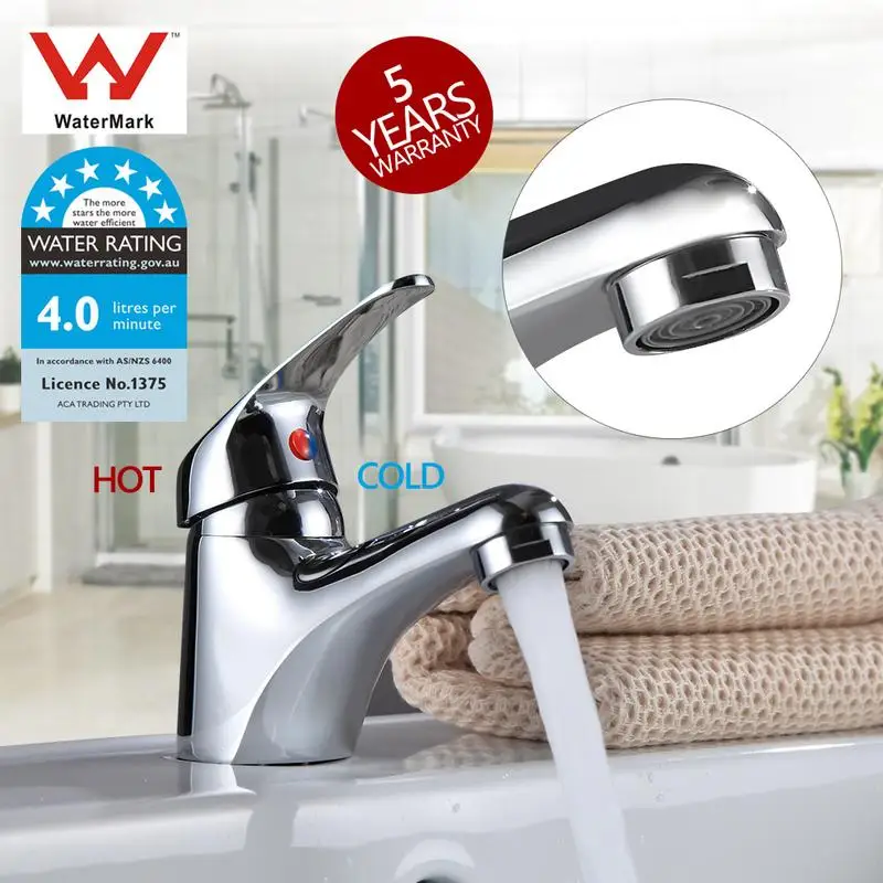 Моно смеситель для раковины в ванную комнату хромированный кран рычага +