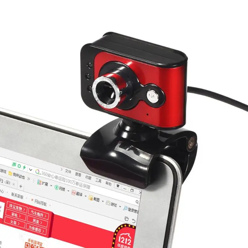 20 Мп USB 2 0 HD веб камера 3 светодиодный Встроенный микрофон для ПК