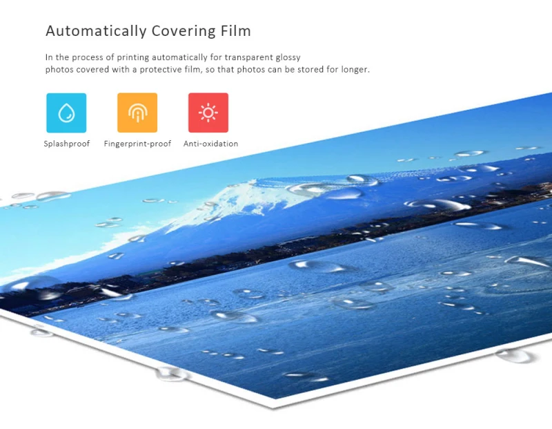 Xiaomi Mijia Mi фотопринтер сублимация тепла тонко восстанавливает истинный цвет авто
