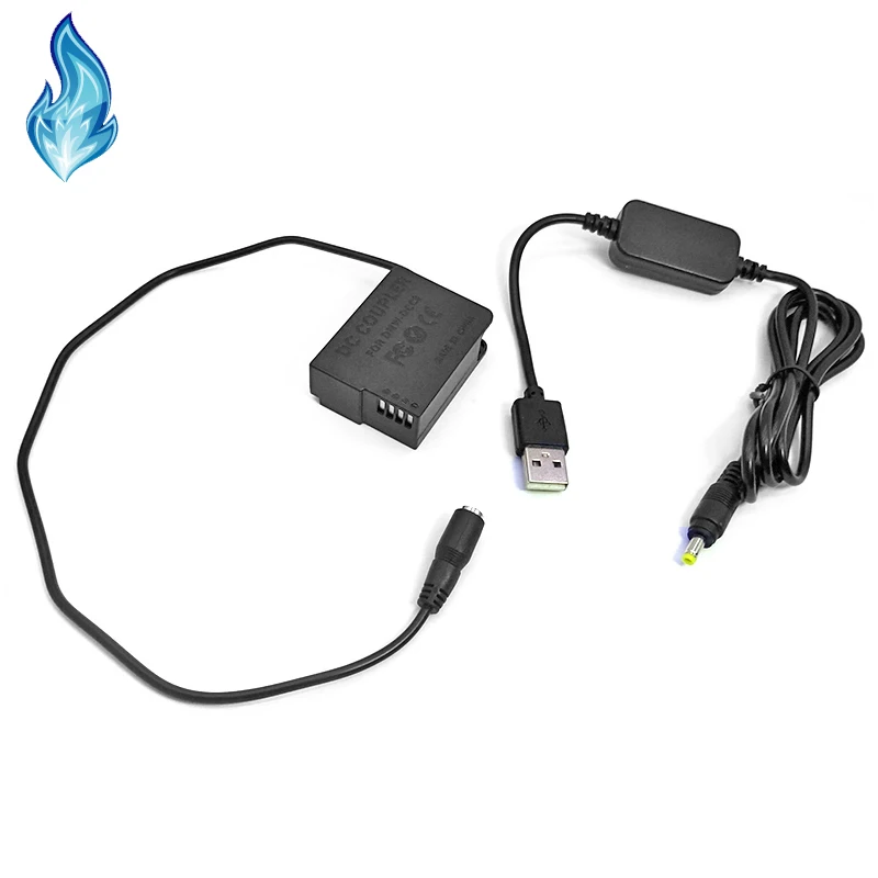 Поддельный аккумулятор BLC12 USB-кабель с медным сердечником для камеры Panasonic GX8 FZ200 G7