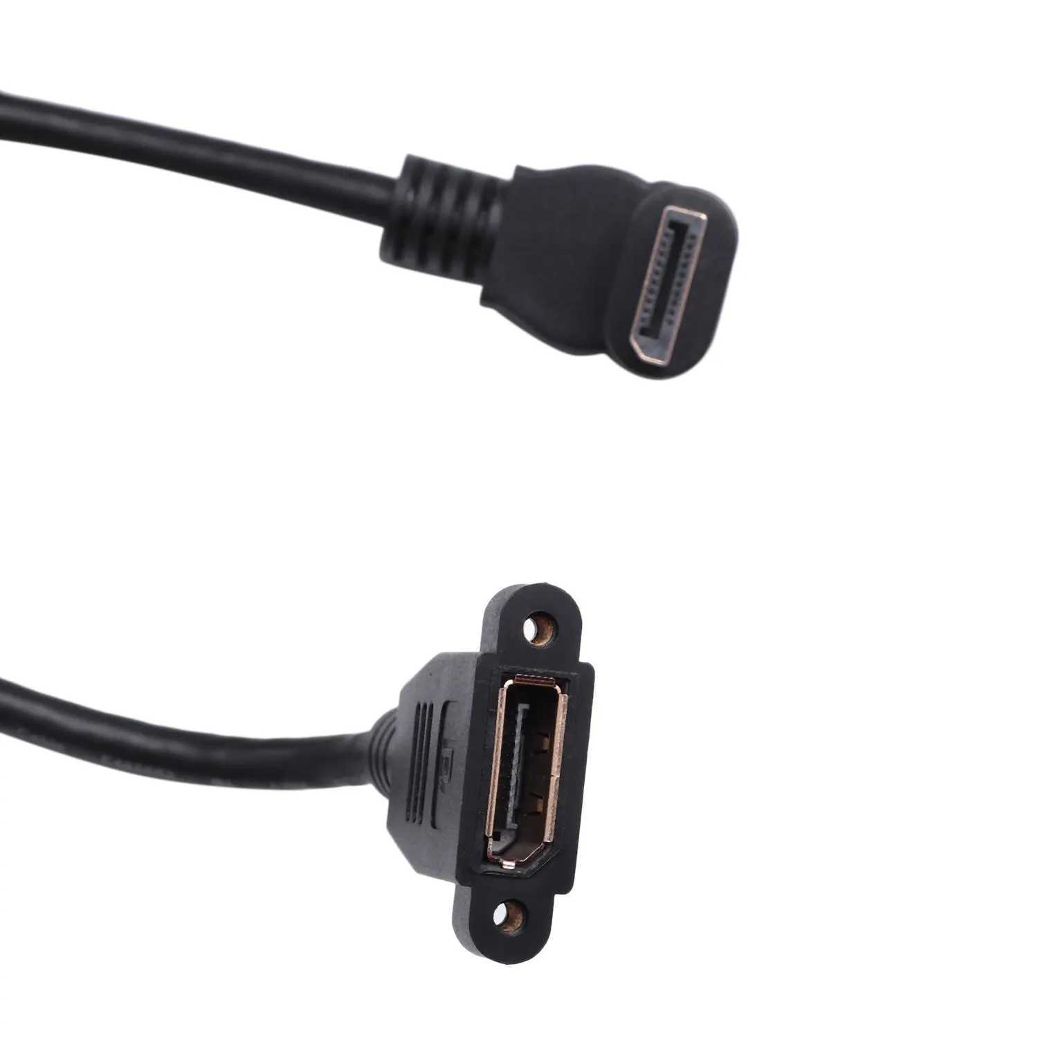 Кабель Displayport папа Мама 2 0 Версия 30 см (1 фута) позолоченный 90 градусов Dp мама с