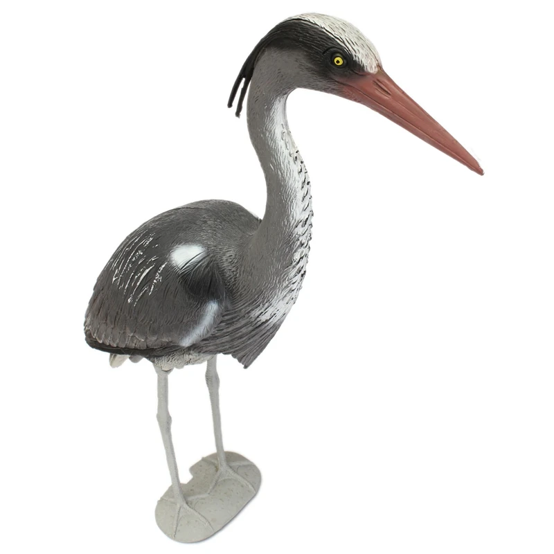 Большой приманка KiWarm скульптуры Heron Egret садовые украшения птичий Садок пруд для