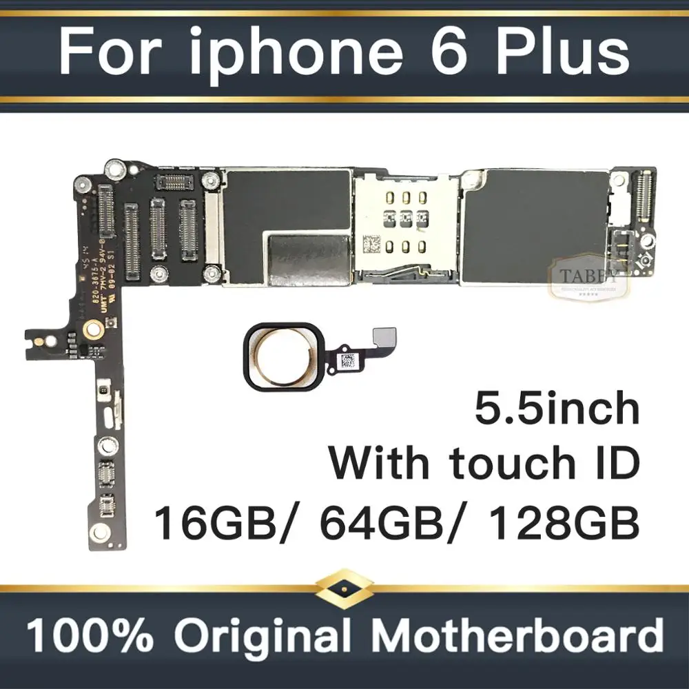 Материнская плата для iphone 6 plus Заводская разблокированная 16 ГБ 64 128 IOS материнская
