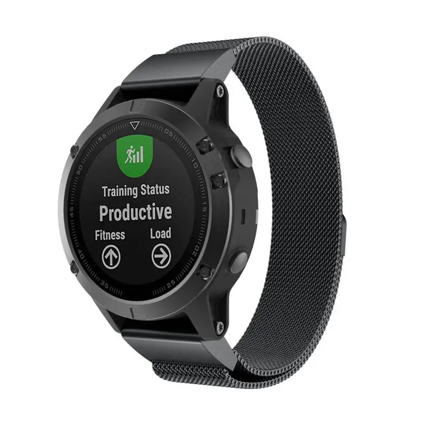 22 мм ремешок для часов Garmin Fenix 5 металлический браслет из нержавеющей стали