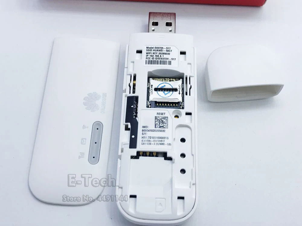 10 шт./лот разблокированный Huawei E8372 E8372h 517 Mifi 4G ключ USB модем Поддержка Wifi