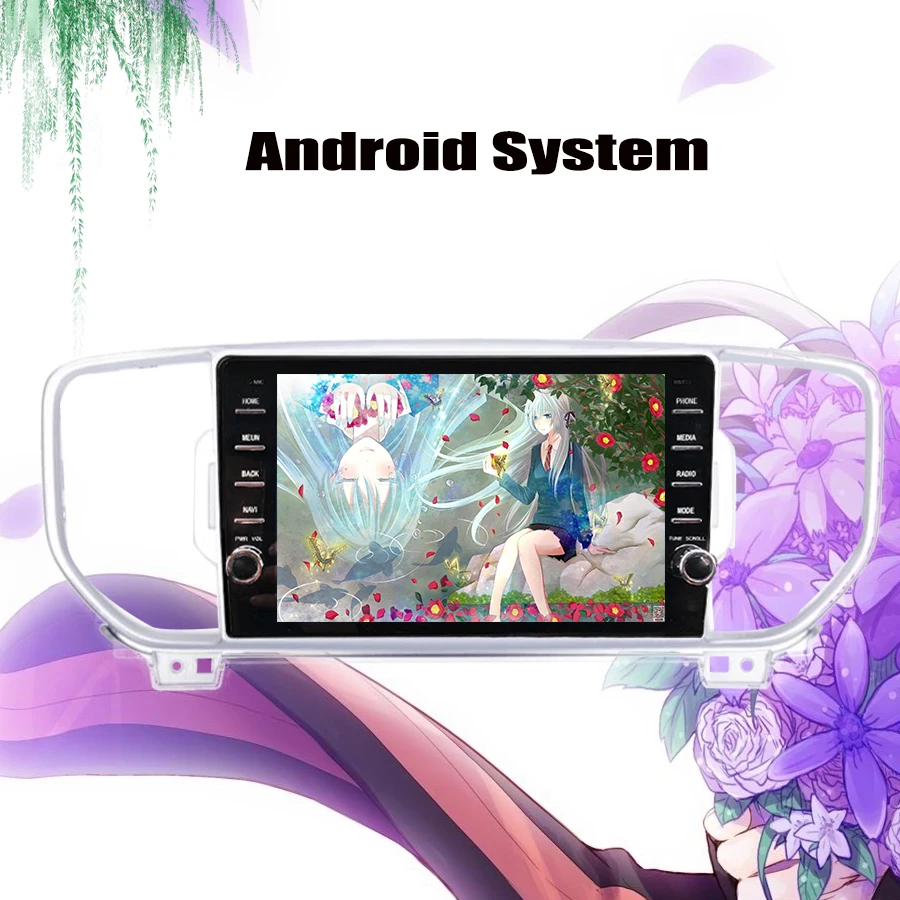 Автомобильный DVD стереомагнитофон 4 Гб + 64 ПЗУ Android 10 0 для Kia Sportage 2016 2017 2018 KX5 GPS