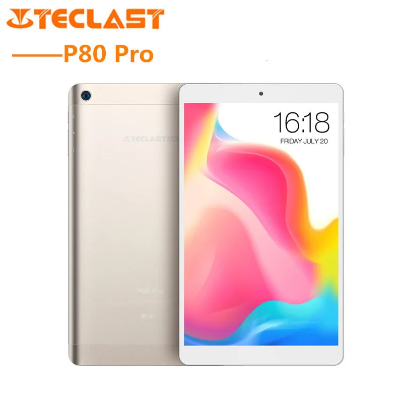Teclast P80 Pro планшетный ПК 8 0 ''Android 7 четырехъядерный процессор MTK8163 1 3 ГГц Гб RAM 16