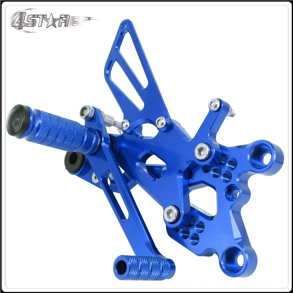 

Motorbike CNC Aluminum Adjustable Footpegs Foot Pegs Footrest Pedals Rests Rear Set For YAMAHA YZFR6 YZF-R6 YZF R6 2006-2014