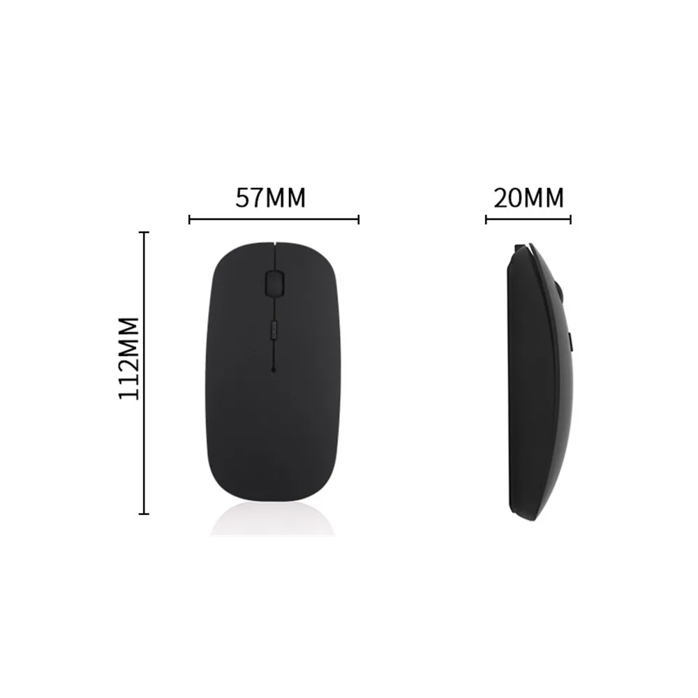 Перезаряжаемая Беспроводная Bluetooth 4 0 + 2 4G двойной режим в 1 Зарядка мышь 1600