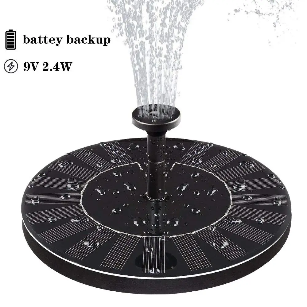 

Adeeing New Solar Fountain Water Pump For Garden Pond Pool Fish Tank Landscape Garden Solar Power Decorative Fountain 9V 2.4W