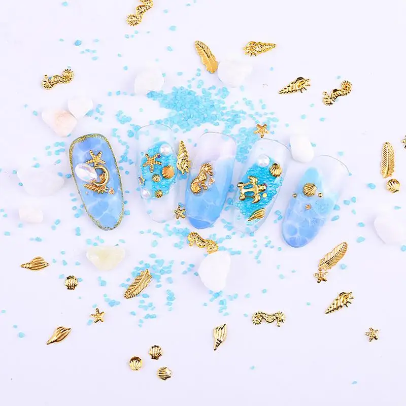 Наклейка для ногтей японская заклепка роспись металлический дизайн украшения