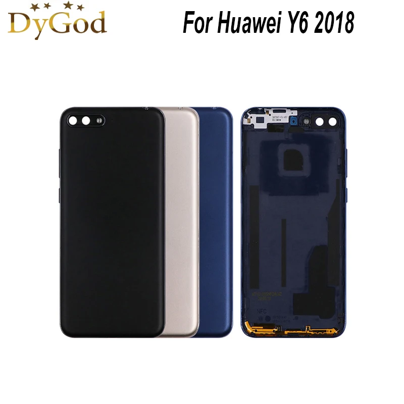 5 7 дюймов для Huawei Y6 2018 Крышка батарейного отсека 100% Новый Прочный чехол задней