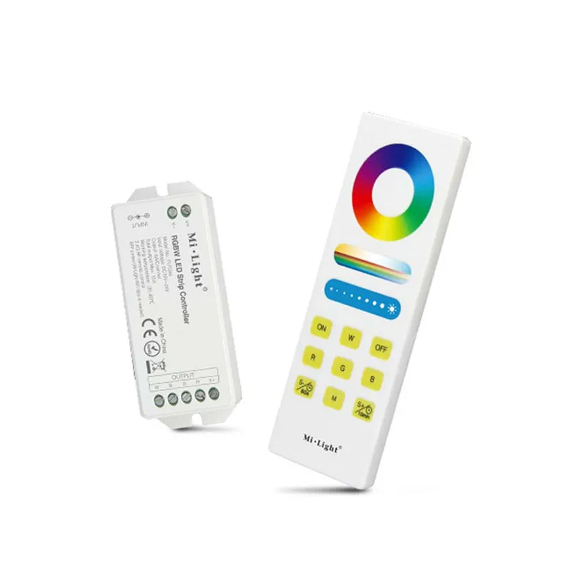 CLAITE FUT044A DC12V-24V 15A RGBW контроллер светодиодной ленты + 2 4G RF беспроводной пульт