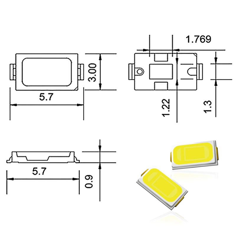 Светодиодный диодный светильник SMD 5730/5630 теплый белый синий красный зеленый