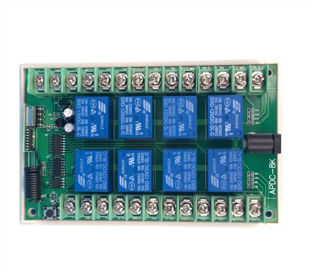 DC 12V 24V 8 CH каналы 8CH RF Wireless переключатель системы дистанционного управления