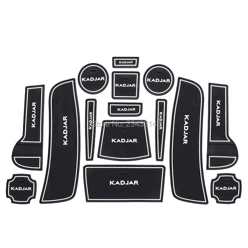 Для 2016 Renault Kadjar внутренняя Гейт игровой коврик Нескользящая чашка коврики