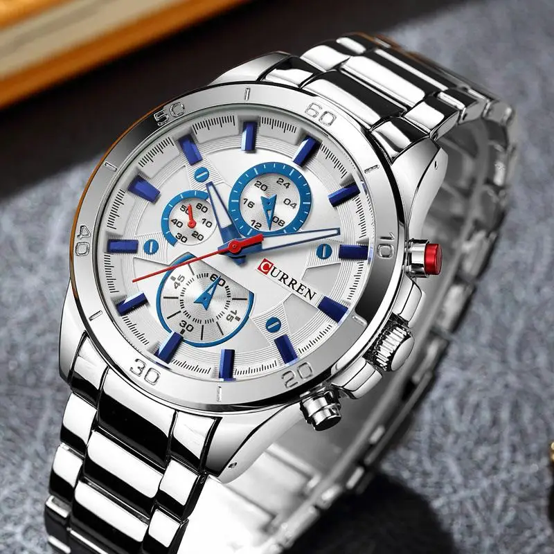 Curren 8275 новинка 2019 Топ бренд роскошные часы для мужчин Relogio Masculino кварцевые модные