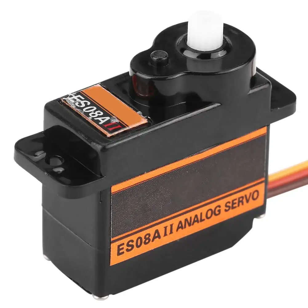 EMAX ES08AII микро Высокочувствительный Аналоговый сервопривод с рулевым механизмом