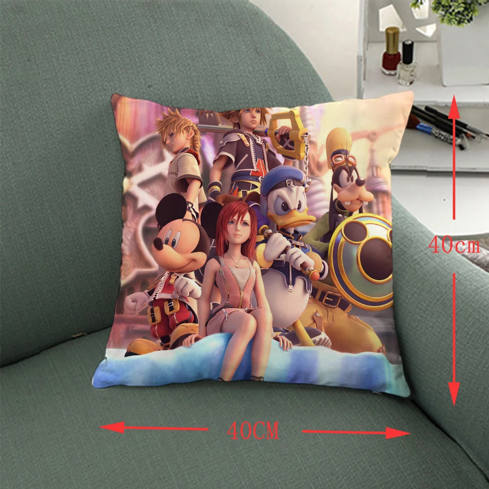 Suncomics 40*40 см игра Королевство сердца подушка Dakimakura домашний Автомобиль Обложка